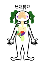 ぎん (opacho)さんの野菜でつくる人体解剖図ポスター制作への提案