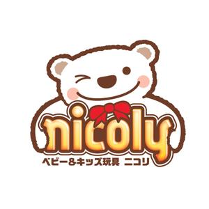 taka design (taka_design)さんの「ベビー＆キッズ玩具　nicoly（ニコリ）」のロゴ作成への提案