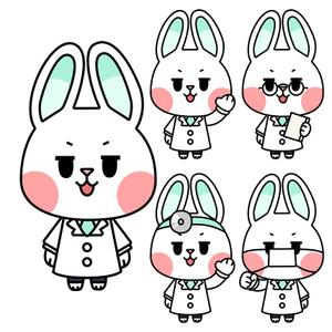 ワビスケ (Gullig)さんの新規開業予定の「はやし耳鼻咽喉科クリニック」のイメージキャラクターへの提案