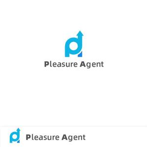 P Design (DesignStudio)さんの人材紹介業「Pleasure Agent」の屋号ロゴへの提案