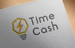 HAJIME.B (hajime9b)さんのスキマ時間バイトアプリ『Time cash』のロゴへの提案