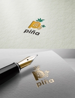 BKdesign (late_design)さんのアパレルサイト　Pina　のロゴへの提案