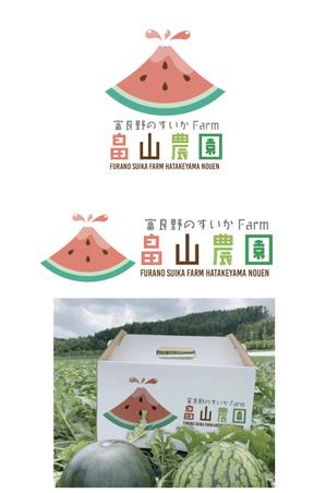 Kang Won-jun (laphrodite1223)さんの富良野のスイカFarm　畠山農園　のロゴ作成への提案