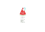 Gpj (Tomoko14)さんの富良野のスイカFarm　畠山農園　のロゴ作成への提案