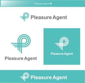 FISHERMAN (FISHERMAN)さんの人材紹介業「Pleasure Agent」の屋号ロゴへの提案