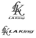 Kang Won-jun (laphrodite1223)さんの美容院「LAKing」のロゴへの提案