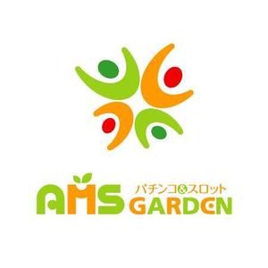 さんの「パチンコ＆スロット　アムズガーデン（AMS GARDEN）」のロゴ作成への提案