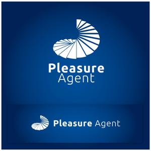 MASUKI-F.D (MASUK3041FD)さんの人材紹介業「Pleasure Agent」の屋号ロゴへの提案