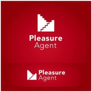 MASUKI-F.D (MASUK3041FD)さんの人材紹介業「Pleasure Agent」の屋号ロゴへの提案