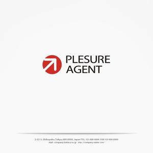 H-Design (yahhidy)さんの人材紹介業「Pleasure Agent」の屋号ロゴへの提案