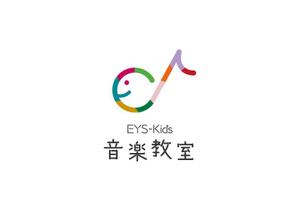 CHOKUSHIN (chokushin3110)さんのEYS-Kids音楽教室のロゴへの提案