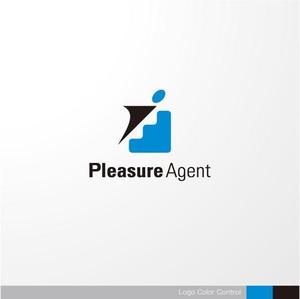 ＊ sa_akutsu ＊ (sa_akutsu)さんの人材紹介業「Pleasure Agent」の屋号ロゴへの提案