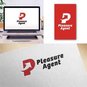 Hi-Design (hirokips)さんの人材紹介業「Pleasure Agent」の屋号ロゴへの提案