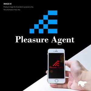 1-SENSE (tattsu0812)さんの人材紹介業「Pleasure Agent」の屋号ロゴへの提案