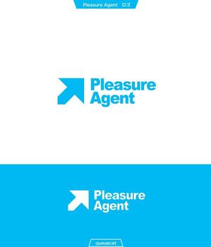 queuecat (queuecat)さんの人材紹介業「Pleasure Agent」の屋号ロゴへの提案