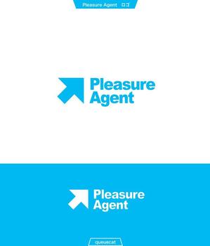 queuecat (queuecat)さんの人材紹介業「Pleasure Agent」の屋号ロゴへの提案