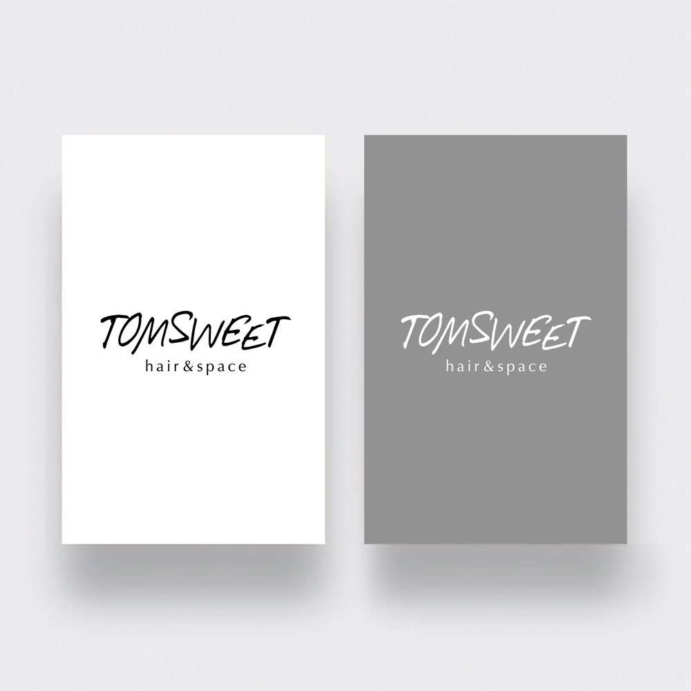 美容室「TOMSWEET」（読み:トムスウィート）のロゴ