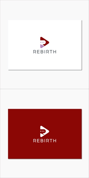 chpt.z (chapterzen)さんのライブチャット求人サイト「REBIRTH」のロゴへの提案