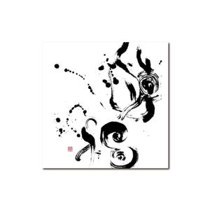楽墨庵 (laksmi-an)さんの「墨」で描く抽象画デザイン（客室やフロントに飾るイメージです）への提案