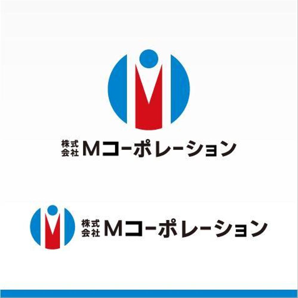 「Ｍコーポレーション」のロゴ作成