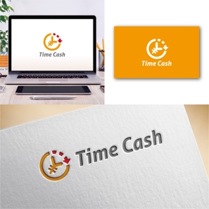 Hi-Design (hirokips)さんのスキマ時間バイトアプリ『Time cash』のロゴへの提案