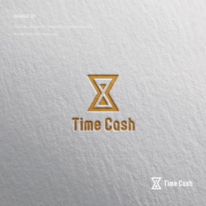 doremi (doremidesign)さんのスキマ時間バイトアプリ『Time cash』のロゴへの提案