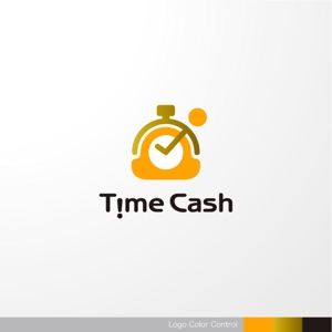 ＊ sa_akutsu ＊ (sa_akutsu)さんのスキマ時間バイトアプリ『Time cash』のロゴへの提案