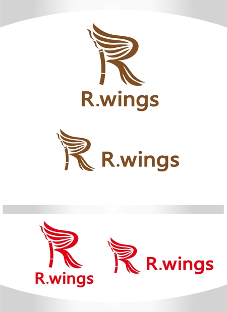 M STYLE planning (mstyle-plan)さんのアパレルショップサイトのR.wingsのロゴへの提案