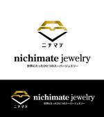 claphandsさんのニチマテジュエリー　nichimate　jewelry　世界にたったひとつのスーパージュエリー」のロゴ作成への提案