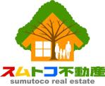 さんの「スムトコ不動産・sumutok　reａl　esteito」のロゴ作成への提案