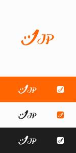designdesign (designdesign)さんのシンプルなロゴが得意な方：「JP」の２文字に「スマイル」を加えたロゴの募集 への提案