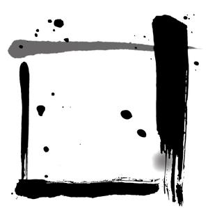akaneworld (xxakaneworldxx)さんの「墨」で描く抽象画デザイン（客室やフロントに飾るイメージです）への提案
