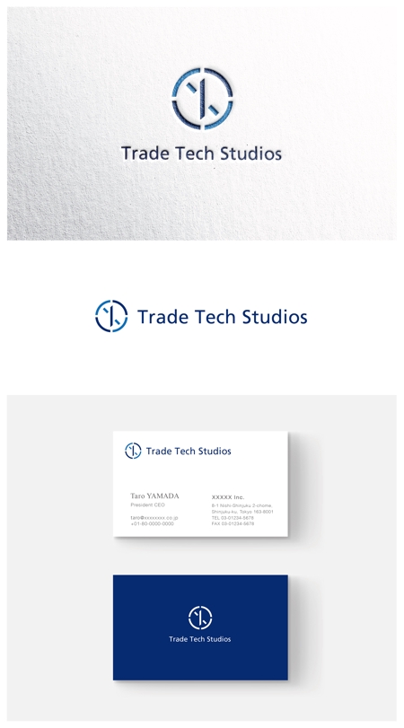 ainogin (ainogin)さんの新会社「Trade Tech Studios」のロゴデザインへの提案