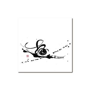 楽墨庵 (laksmi-an)さんの「墨」で描く抽象画デザイン（客室やフロントに飾るイメージです）への提案