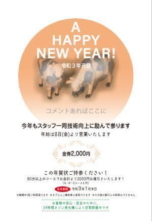 石井デザイン事務所 (soishii)さんの【急募】リラクゼーションサロンの年賀状のデザインへの提案