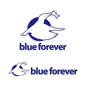 j-design (j-design)さんのアパレルショップサイト 「blue forever」のロゴ作成以来への提案