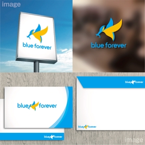 oo_design (oo_design)さんのアパレルショップサイト 「blue forever」のロゴ作成以来への提案