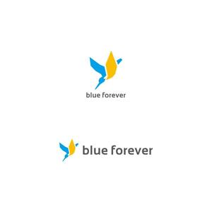 Yolozu (Yolozu)さんのアパレルショップサイト 「blue forever」のロゴ作成以来への提案