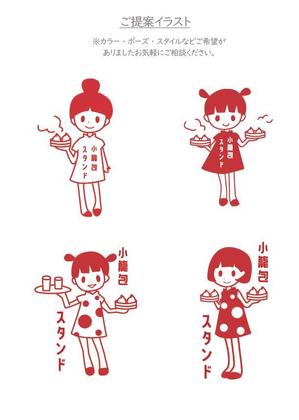 a.studio (ame_studio)さんのネオ中華バル【小籠包スタンド】のグラスのにプリントするイラスト作成への提案
