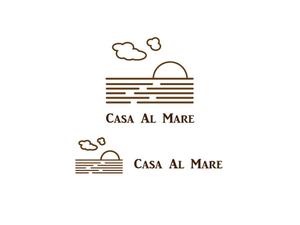 シバタタカヒロ (gleglesanpo)さんのビーチウエディング運営事業「Casa Al Mare」のロゴへの提案