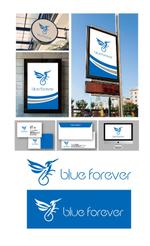 King_J (king_j)さんのアパレルショップサイト 「blue forever」のロゴ作成以来への提案