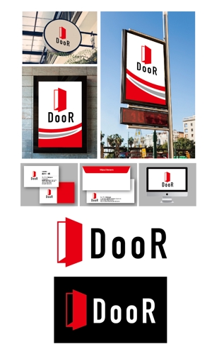 Hernandez (king_j)さんのITコンサル、通信サービス「DooR株式会社」のロゴへの提案