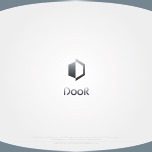 XL@グラフィック (ldz530607)さんのITコンサル、通信サービス「DooR株式会社」のロゴへの提案