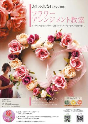 Chappy (chappy02)さんのフラワーアレンジメント教室の生徒募集チラシ作成への提案