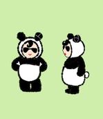 Amy Haneda (1567)さんの不動産会社のイメージキャラクター【パンダの着ぐるみを着た男の子】への提案