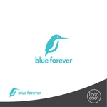 ロゴロゴ (yottofuruya)さんのアパレルショップサイト 「blue forever」のロゴ作成以来への提案