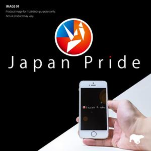 1-SENSE (tattsu0812)さんの日本の誇りを次世代に伝えるメディア「Japan Pride」のロゴへの提案