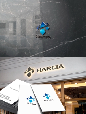 BKdesign (late_design)さんの建築業、株式会社HARCIA名刺ロゴへの提案