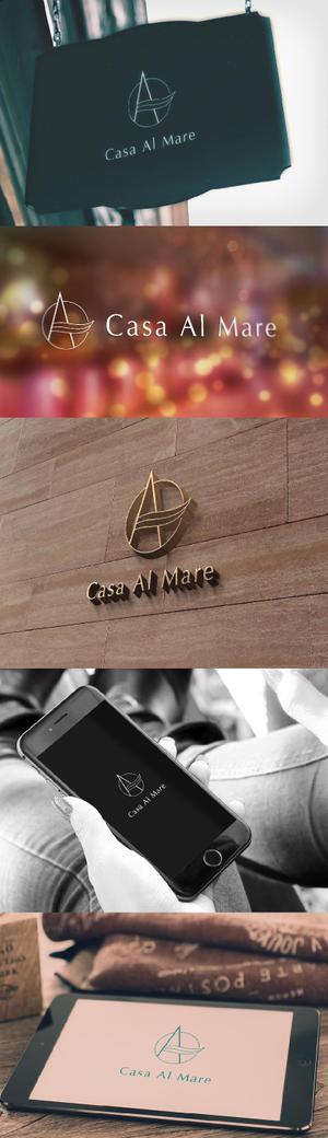 k_31 (katsu31)さんのビーチウエディング運営事業「Casa Al Mare」のロゴへの提案