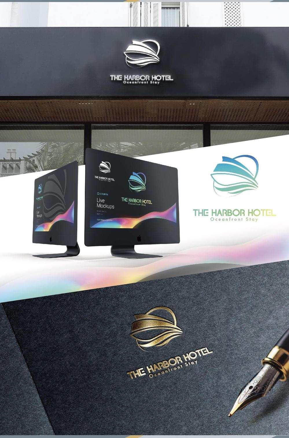 逗子リゾートホテル「THE HARBOR HOTEL」ロゴ制作